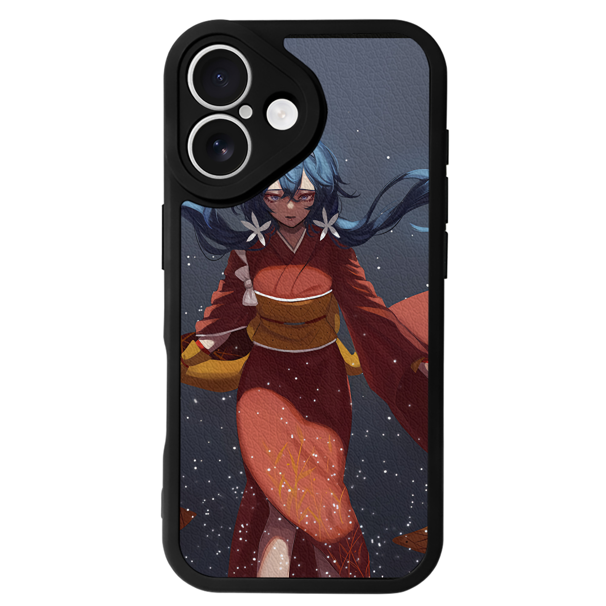 （画像用） 文豪ストレイドッグス Bungo Stray Dogs 【iPhone 16シリーズ対応】シリコンスマホケース（レザー調） 材質：シリコン